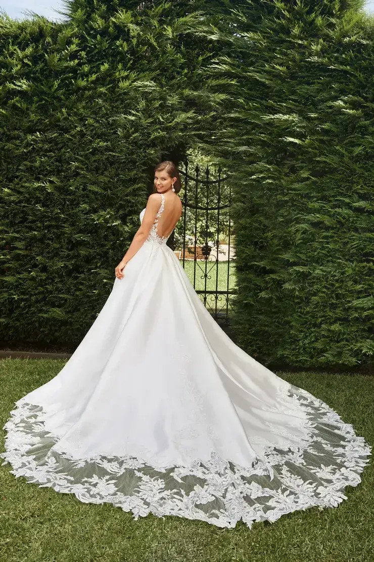 Zuri Dress and Overskirt By Sophia Tolli $1 autoplay thumbnail