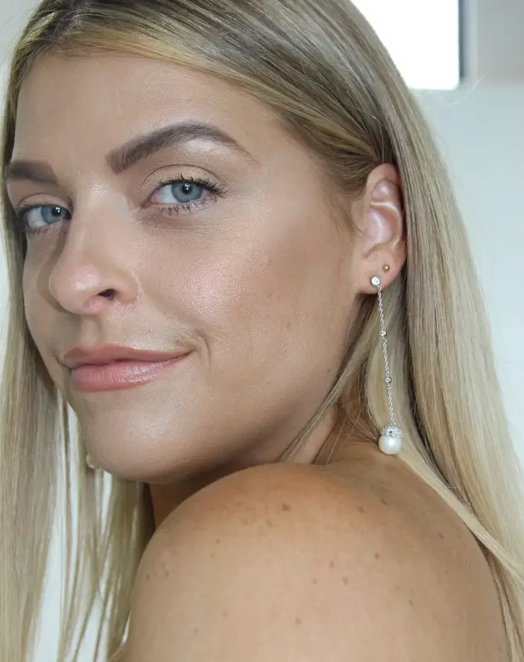 Anouk - Pearl drop earrings #1 Silver picture