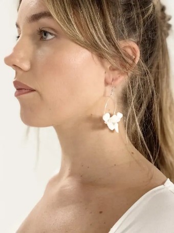 Eve Earrings $3 Silver/Pearl thumbnail
