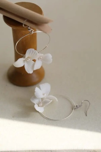 Eve Earrings $2 Silver/Pearl thumbnail