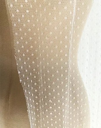 C572A - Cathedral - 98" - 1 Tier - Spotted Tulle $0 default thumbnail