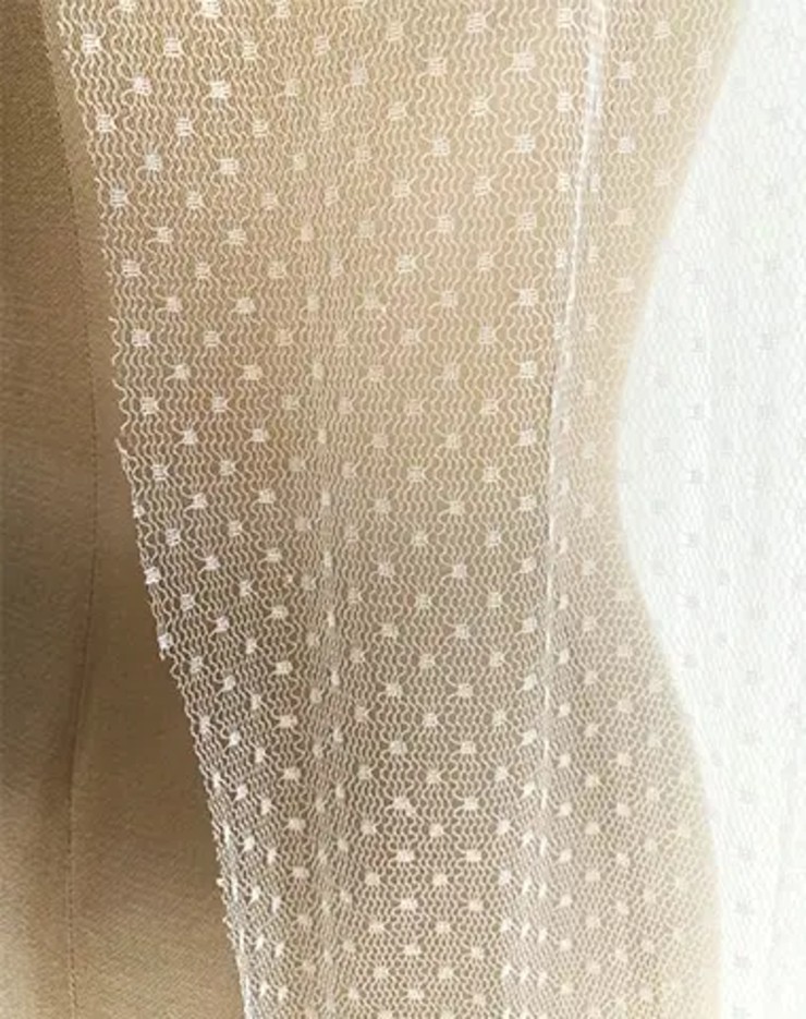 C572A - Cathedral - 98" - 1 Tier - Spotted Tulle #0 default picture