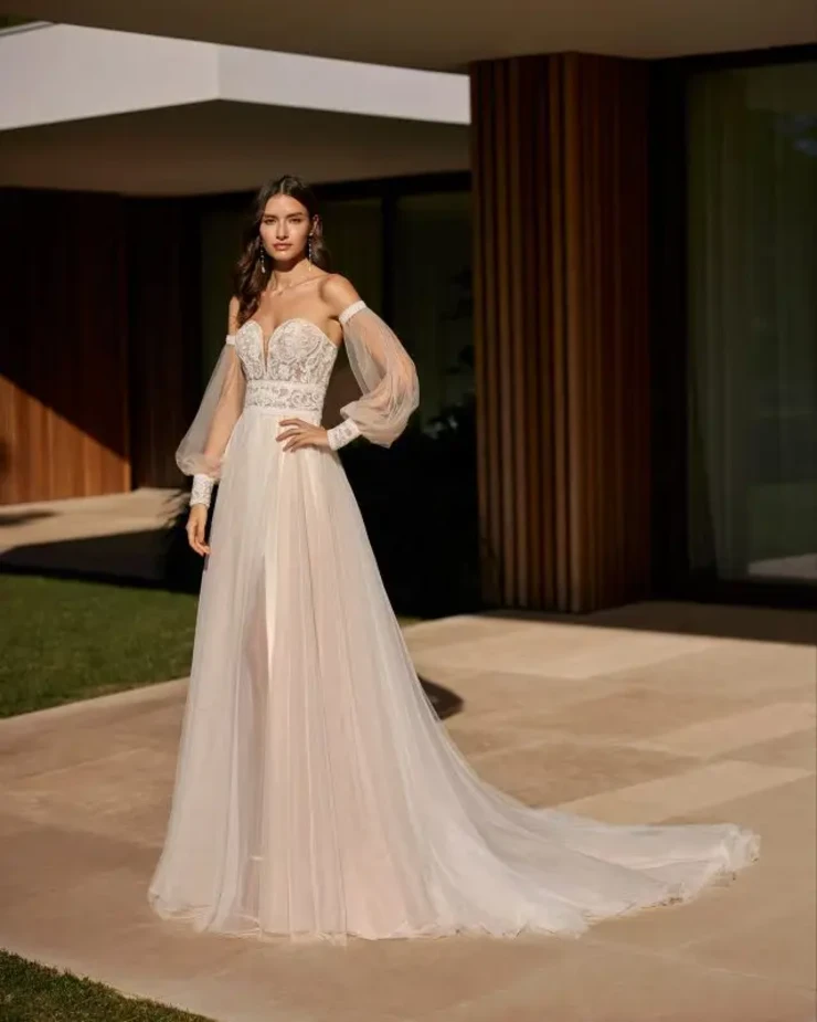 Iraia By Rosa Clara Price Range: $2999.99 - $7750.00 #0 default Natural/Nude picture