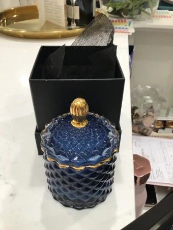 Royal Vintage Candle - Small $0 default Black Pink Yellow Navy Clear thumbnail