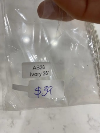 AS28 $1 default Ivory/Silver thumbnail