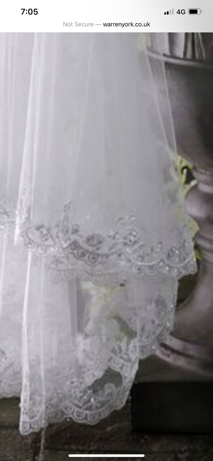 2073 72" Finger tip 2 Tier #0 default Ivory picture