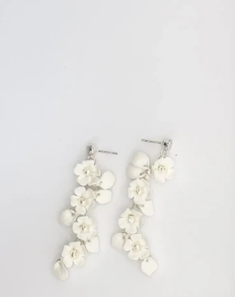 Ella Earrings $0 default Silver/Pearl thumbnail