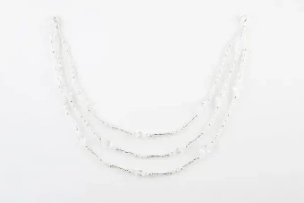 Crystal Shoulder Jewellery By Richard Designs $0 default Silver/Pearl thumbnail