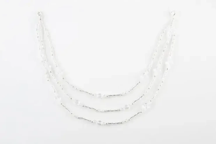 Crystal Shoulder Jewellery By Richard Designs #0 default Silver/Pearl picture