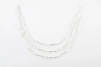 Crystal Shoulder Jewellery $0 default Silver/Pearl thumbnail