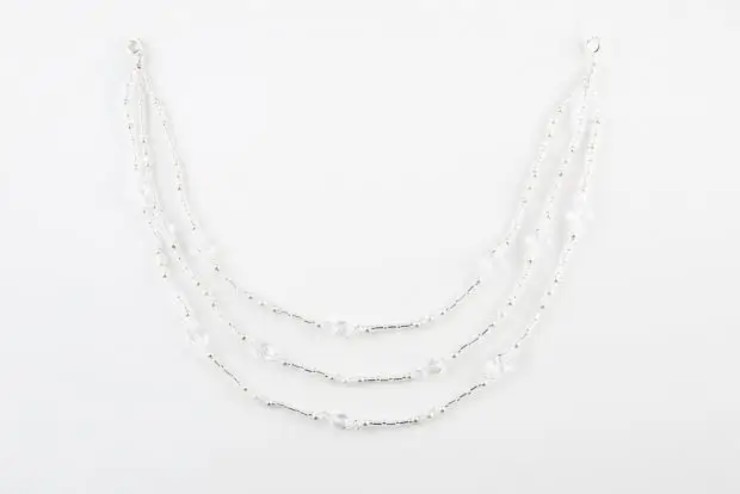 Crystal Shoulder Jewellery #0 default Silver/Pearl picture
