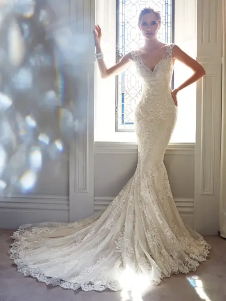 Y21432 By Sophia Tolli Price Range: $1889.00-$4999.00 #0 default Ivory/Light Gold picture