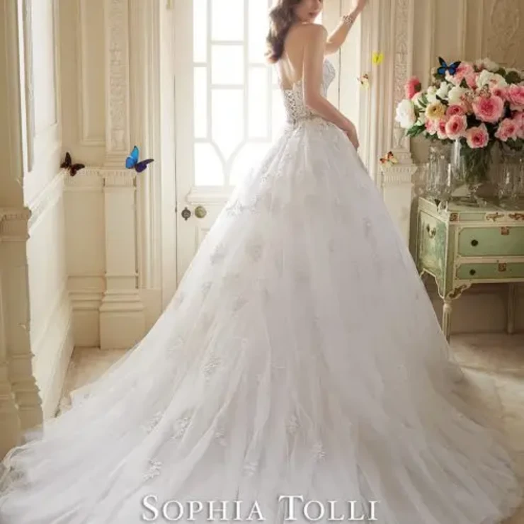 Maeve - Y11652 Overskirt By Sophia Tolli Price Range: $1889.00-$4999.00 #0 default Ivory/FrenchBeige picture