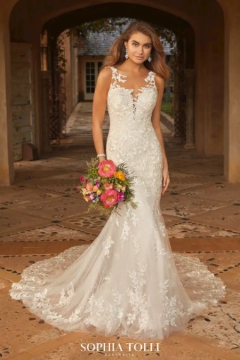 Aaliyah - Y12037 By Sophia Tolli $4 Ivory/SoftBlush thumbnail