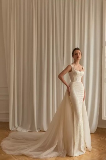 Rory Dress and Overskirt By Eva Lendel $0 default Ivory thumbnail