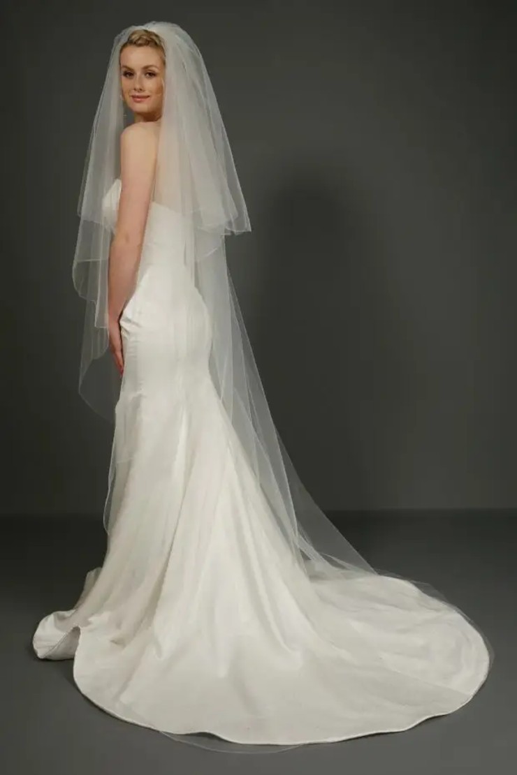 C473B - Crystal Scatter Veil - 2T 144" #3 default Ivory picture
