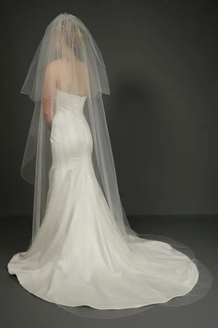 C473B - Crystal Scatter Veil - 2T 144" #0 default Ivory picture