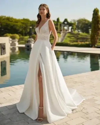 Eylem By Rosa Clara Price Range: $2999.99 - $7750.00 $0 default Natural thumbnail