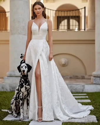 Evan By Rosa Clara Price Range: $2999.99 - $7750.00 $0 default Natural thumbnail