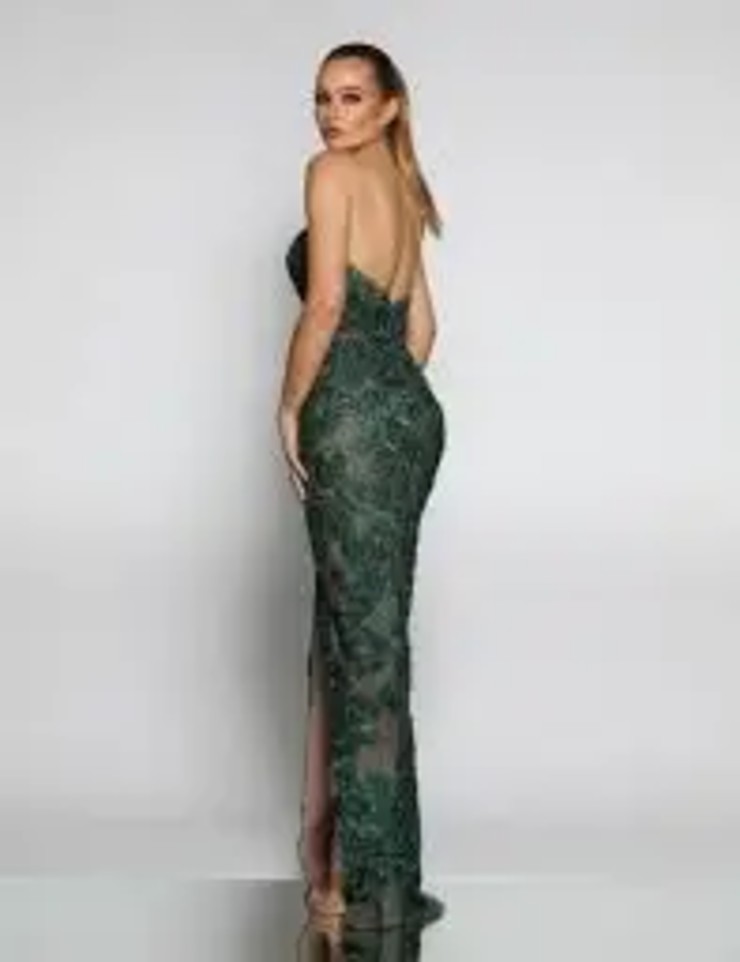 JX1067 By Jadore Evening #1 Emerald Green picture