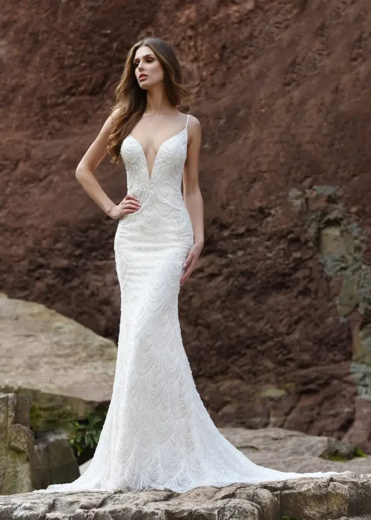 Vivacious By Dando London Price Range: $3699.00 - $8200.00 #0 default Ivory/Champagne All Ivory picture