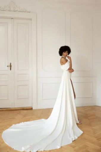 Harlen Dress & Overskirt By Eva Lendel $2 Ivory thumbnail