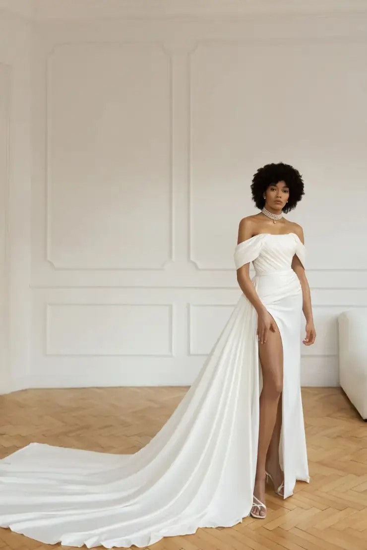 Harlen Dress & Overskirt By Eva Lendel #1 Ivory picture
