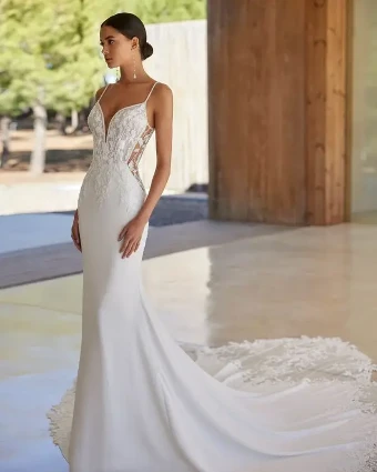 alada By Rosa Clara Price Range: $2999.99 - $7750.00 $0 default Natural thumbnail
