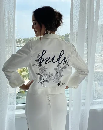 Bride Jacket $0 default Ivory/Platinum thumbnail
