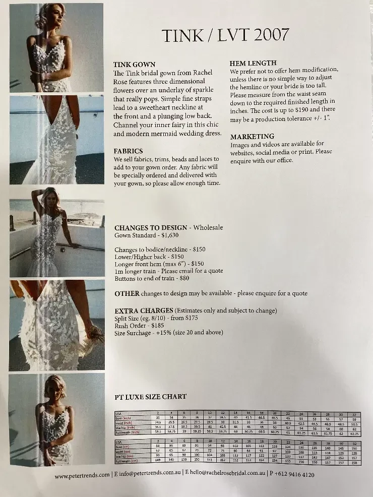 Tink By Rachel Rose #1 Ivory Nude picture