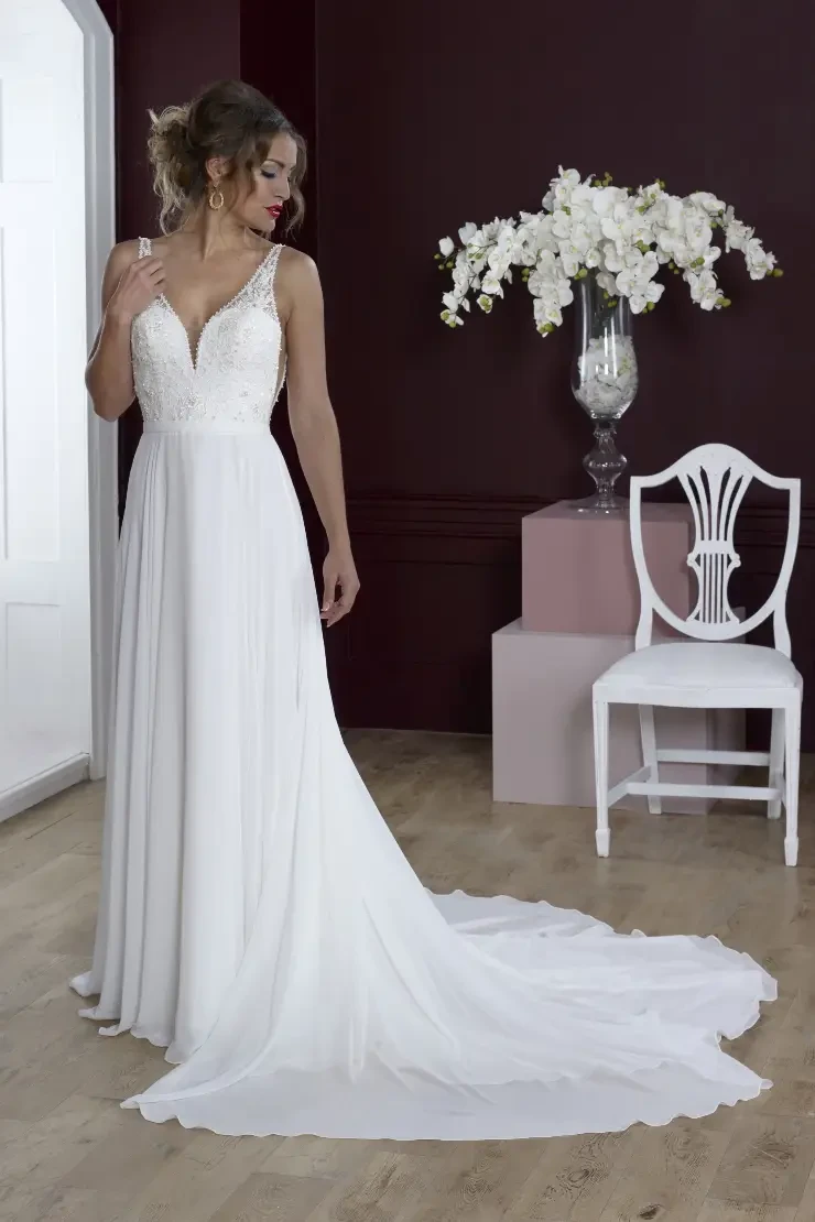 Brooke By House of Nicholas Price Range: $2400.00 - $3499.00 #2 default Ivory picture