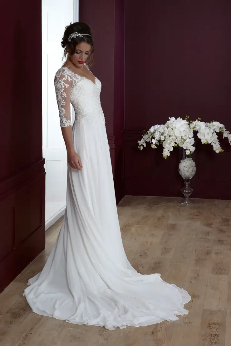 Emilee By House of Nicholas Price Range: $2400.00 - $3499.00 #0 default Ivory picture