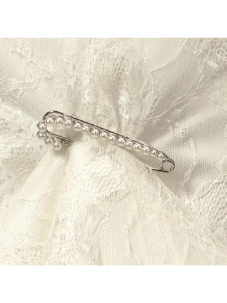 Lucky Charm Pin By Jupon #0 default Silver/Pearl picture