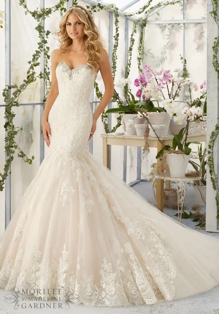 Layla By Morilee Price Range: $2200.00 - $5285.00 #0 default Ivory/Silver picture