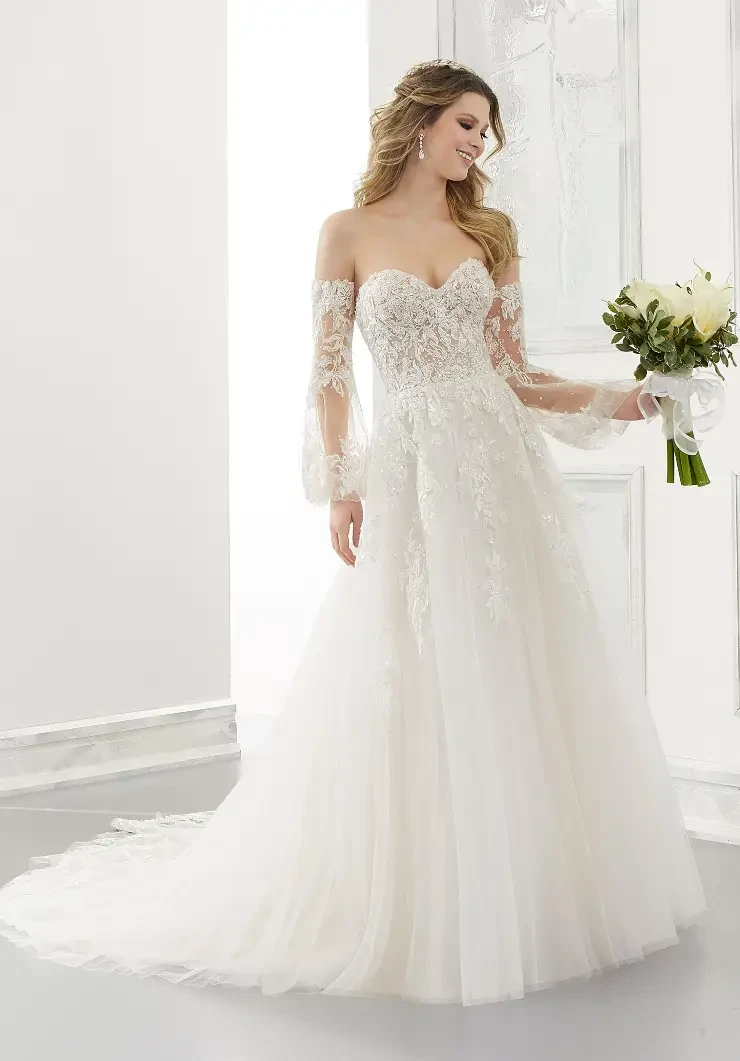 Antonella By Morilee Price Range: $2200.00 - $5285.00 #0 default Ivory/Honey picture