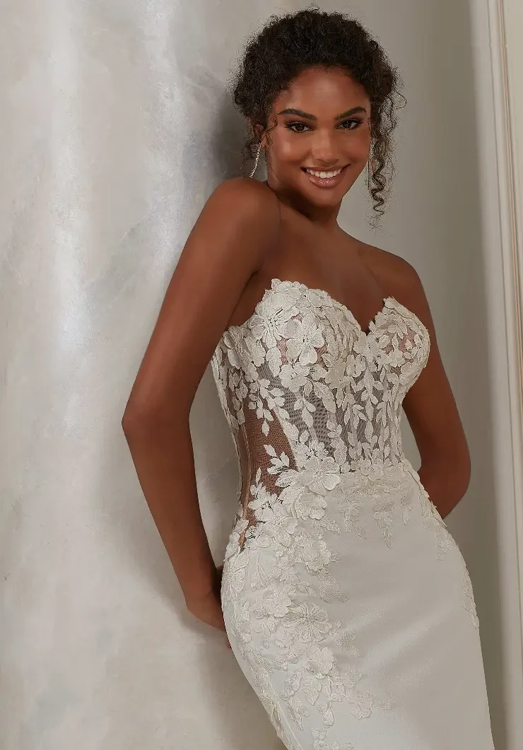 Padma By Morilee Price Range: $2200.00 - $5285.00 #5 Ivory/Honey picture
