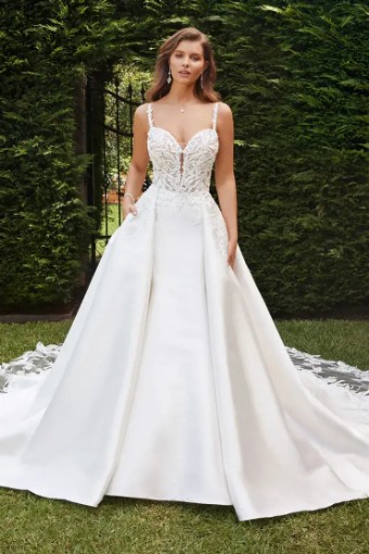 Zuri Dress and Overskirt By Sophia Tolli $0 default White thumbnail