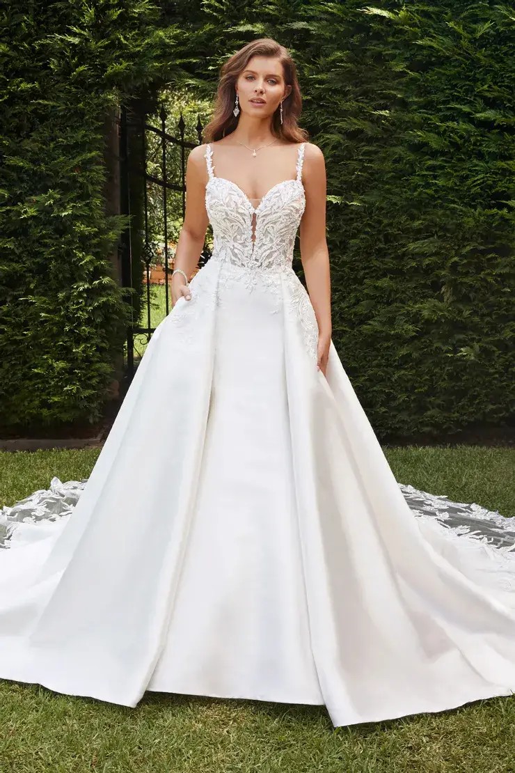 Zuri Dress and Overskirt By Sophia Tolli #0 default White picture