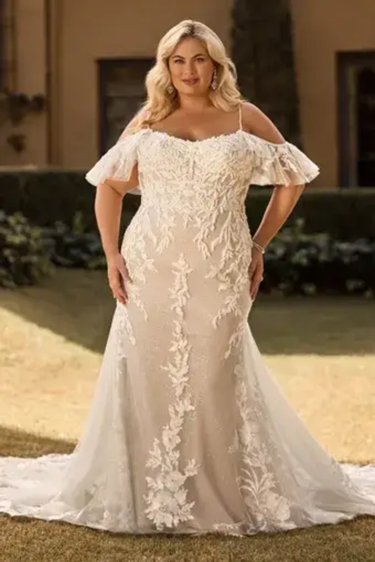 Christina By Sophia Tolli #5 Ivory/Gold picture
