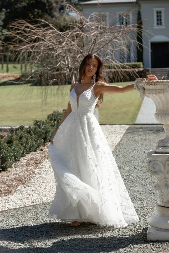 Amy By Tania Olsen Price Range: $1600.00 - $3200.00 $7 Vintage White/Nude thumbnail