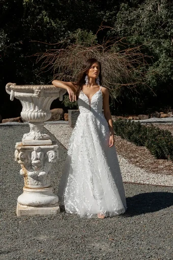 Amy By Tania Olsen Price Range: $1600.00 - $3200.00 $5 Vintage White/Nude thumbnail
