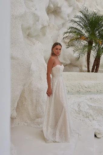 Indra By Tania Olsen Price Range: $1600.00 - $3200.00 $3 Champagne/Nude thumbnail