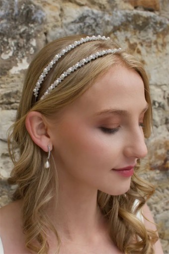 Genevieve - Silver and Crystal $0 default Silver/Pearl thumbnail