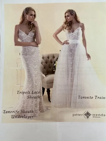 TRIPOLI LACE OVERLAY By Peter Trends $0 default Ivory thumbnail
