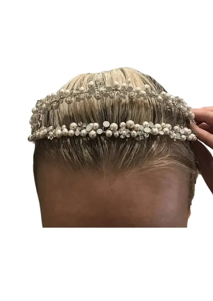 Darling Headpiece #1 default Silver/Rum Pink picture