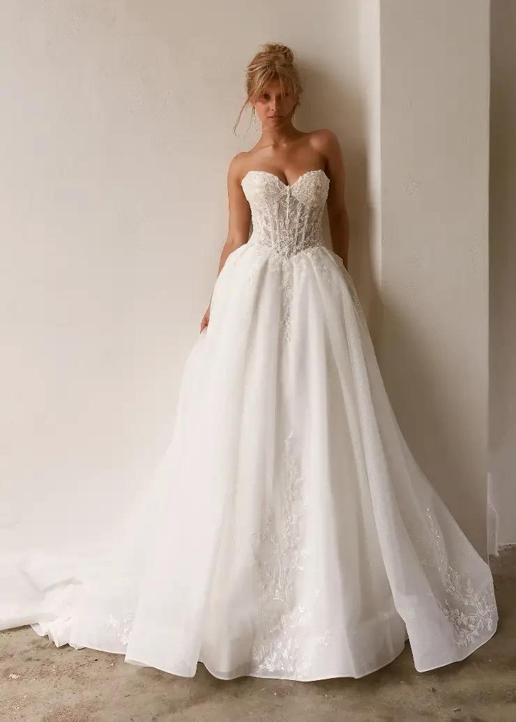 LUX By Tania Olsen Price Range: $1600.00 - $3200.00 #0 default Vintage White/Blush picture