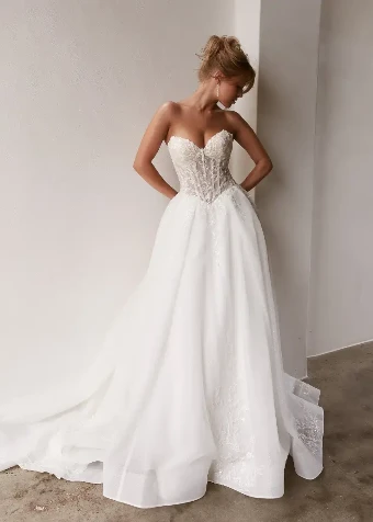 LUX By Tania Olsen Price Range: $1600.00 - $3200.00 $4 Vintage White/Blush thumbnail