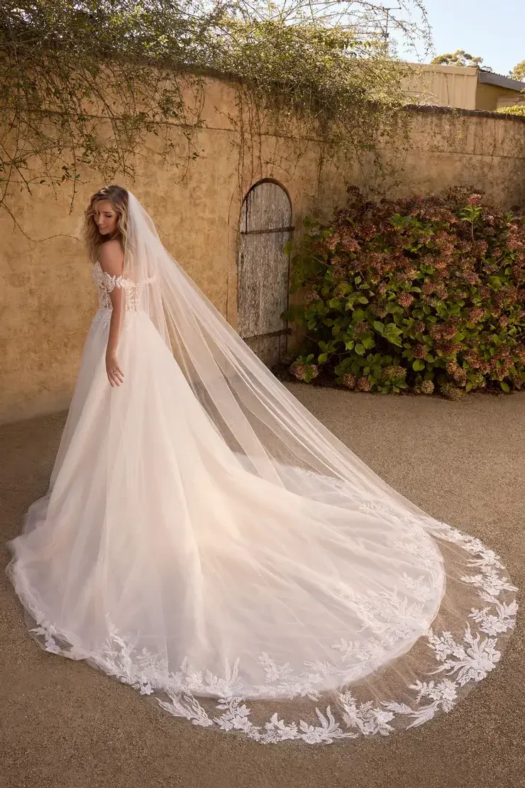 Camille Veil By Sophia Tolli Price Range: $1889.00-$4999.00 #0 default Ivory picture