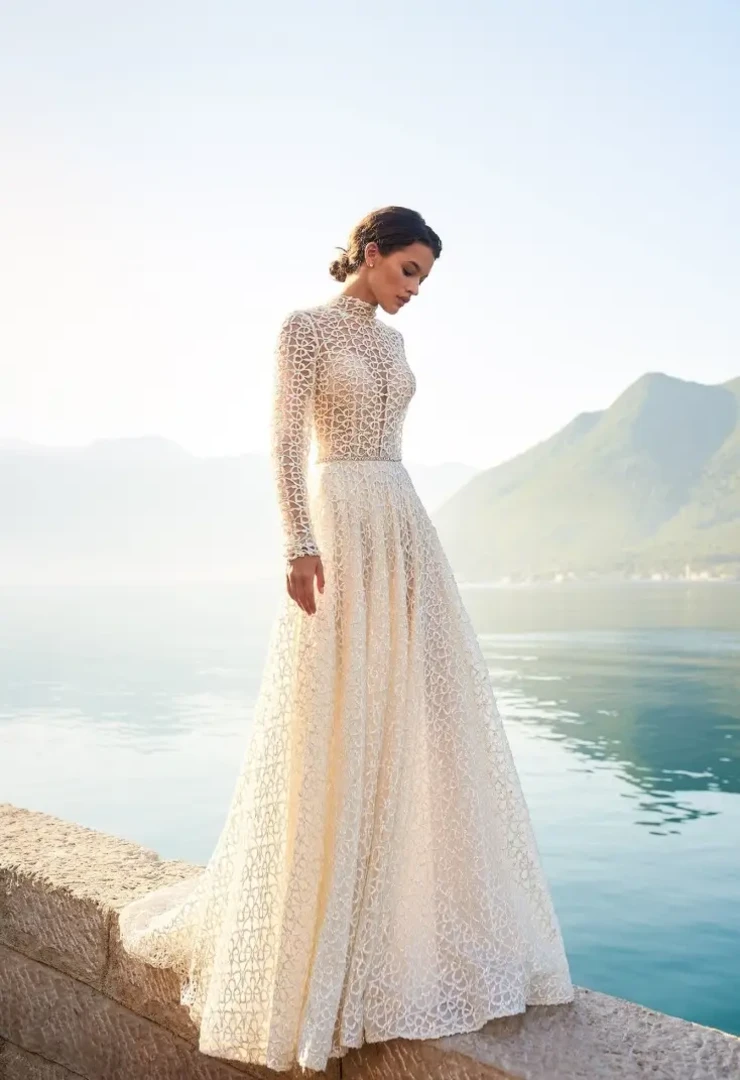 Agnes By Pollardi Price Range: $2200.00 - $4200.00 #0 default Ivory/Silver picture