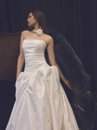 Velaira By Ricca Sposa Price Range: $2999.00 - $8450.00 $2 Ivory thumbnail